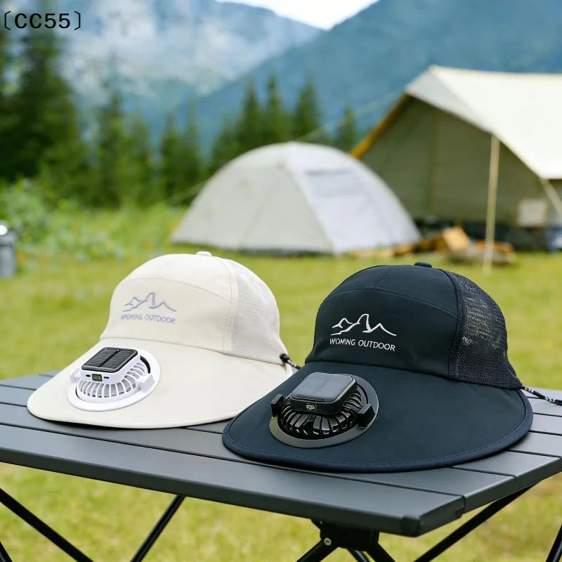 Solar-Powered Fan Hat for Men and Women - Perfect for Fishing and Outdoor Activities!