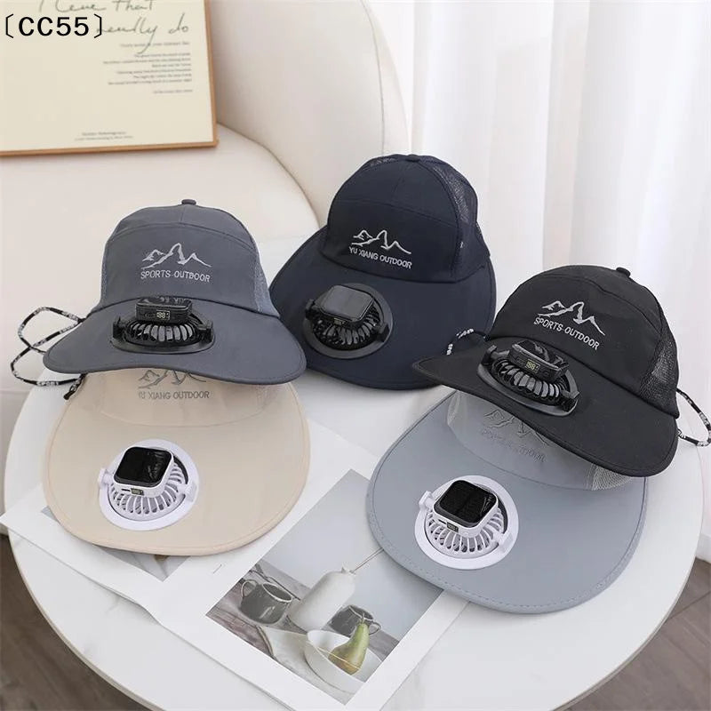 Solar-Powered Fan Hat for Men and Women - Perfect for Fishing and Outdoor Activities!