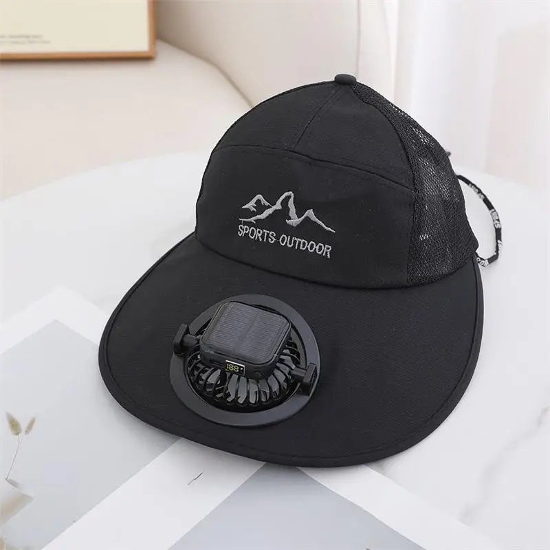 Solar-Powered Fan Hat for Men and Women - Perfect for Fishing and Outdoor Activities!