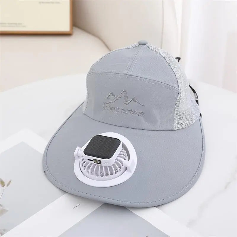 Solar-Powered Fan Hat for Men and Women - Perfect for Fishing and Outdoor Activities!