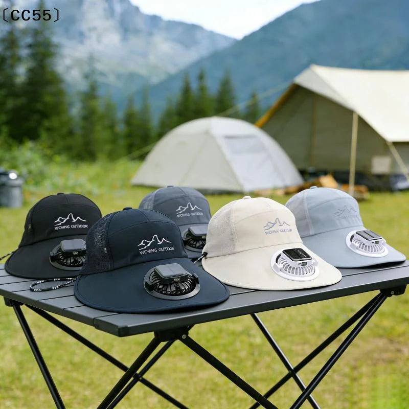 Solar-Powered Fan Hat for Men and Women - Perfect for Fishing and Outdoor Activities!