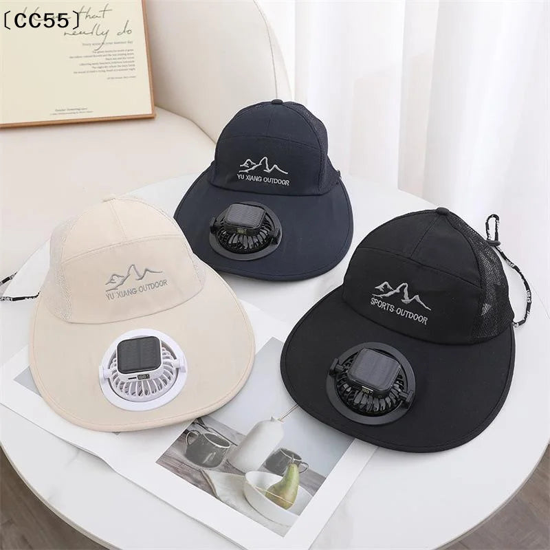 Solar-Powered Fan Hat for Men and Women - Perfect for Fishing and Outdoor Activities!